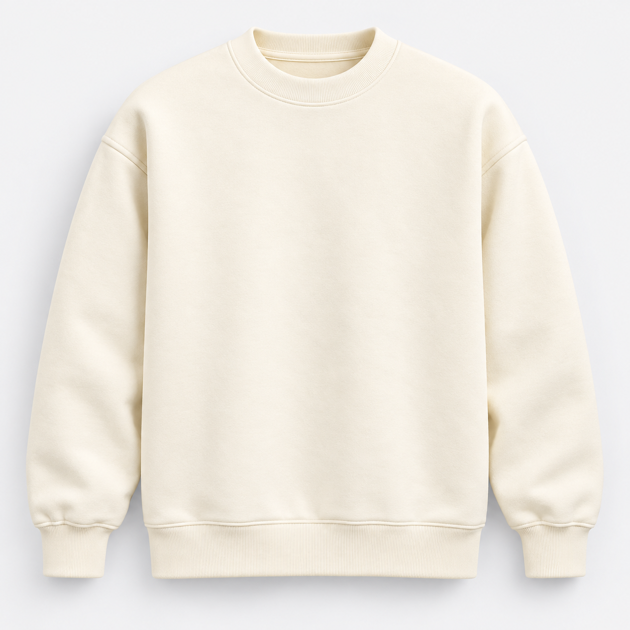 Premium Col rond — Beige